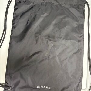 Balenciaga Black Backpack Minimalist Design